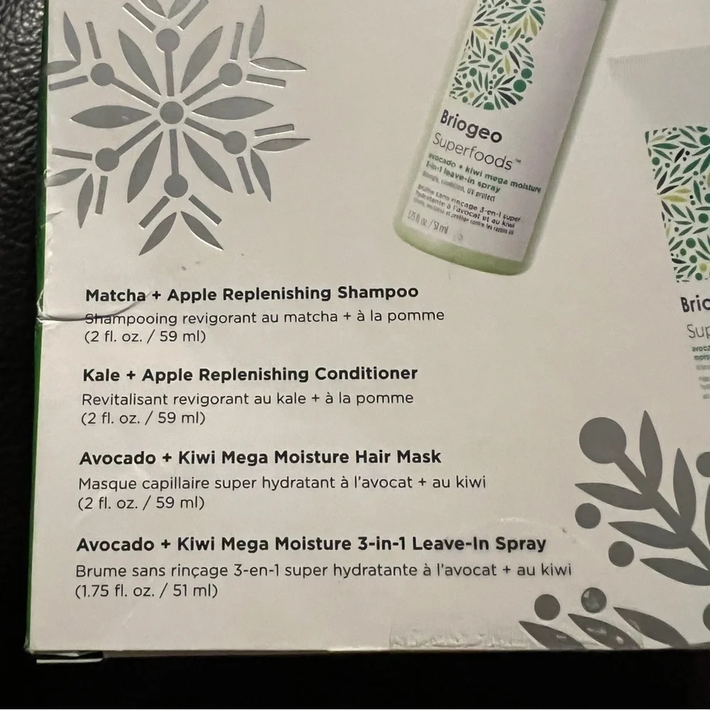 NWT Briogeo Shiny + New Hair Care Set